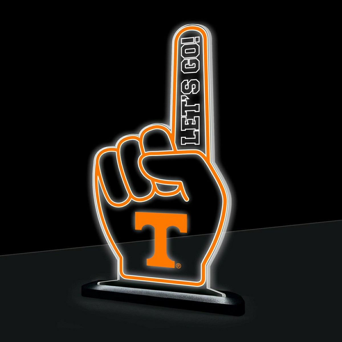 University of Tennessee College Foam Finger Desklite LED Decor, Collegiate, Home