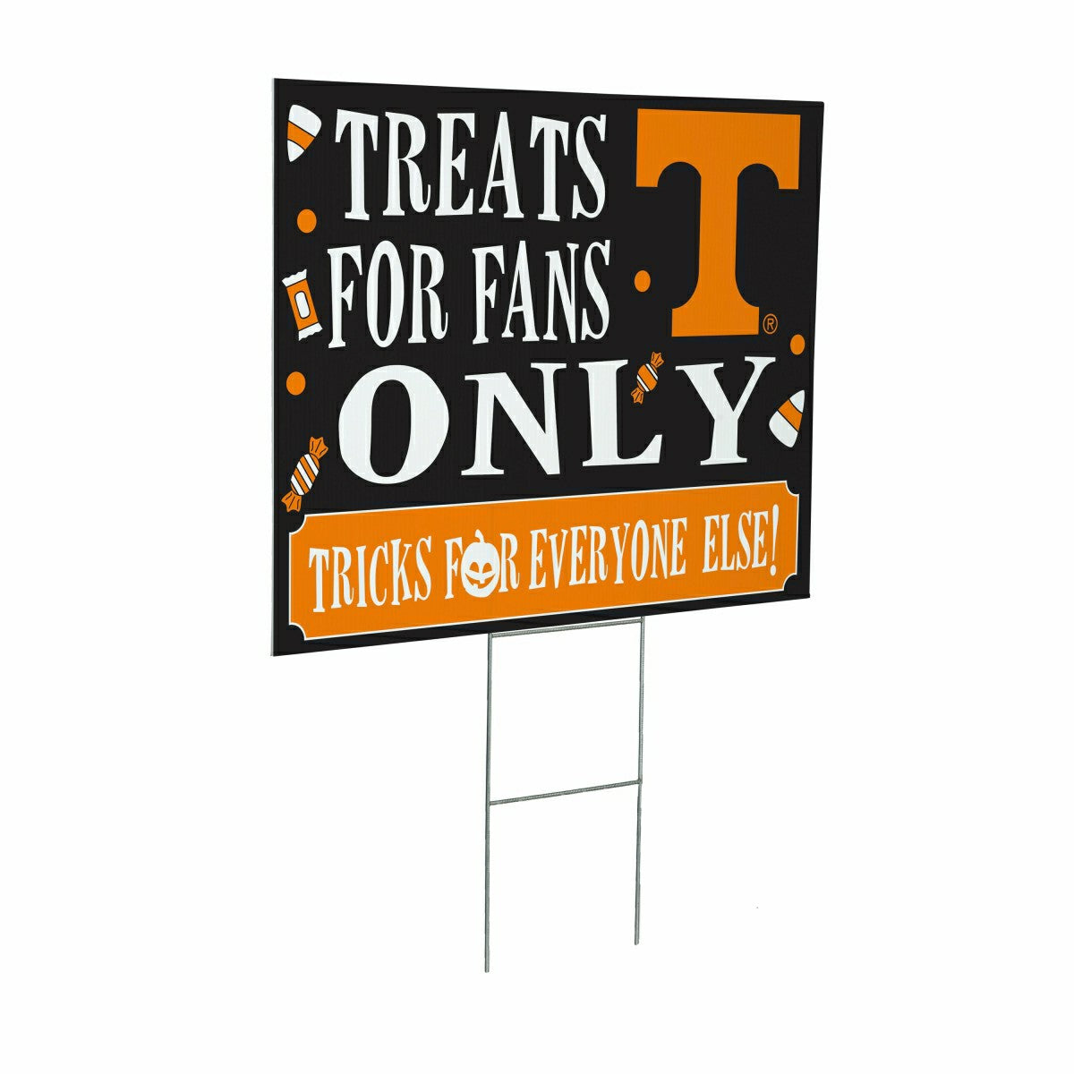 University of Tennessee Yard Sign, Halloween Treats for Fans, Collegiate, Home