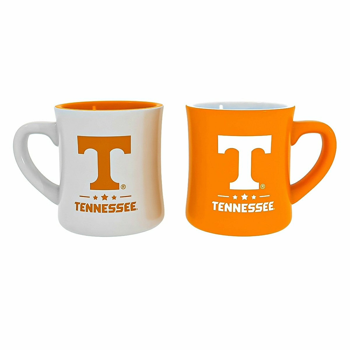 University of Tennessee 10oz Ceramic Cup Set, 2pc, Collegiate, Home