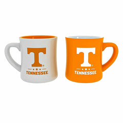 University of Tennessee 10oz Ceramic Cup Set, 2pc, Collegiate, Home