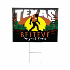 University of Texas Yard Sign, Bigfoot, Collegiate, Home