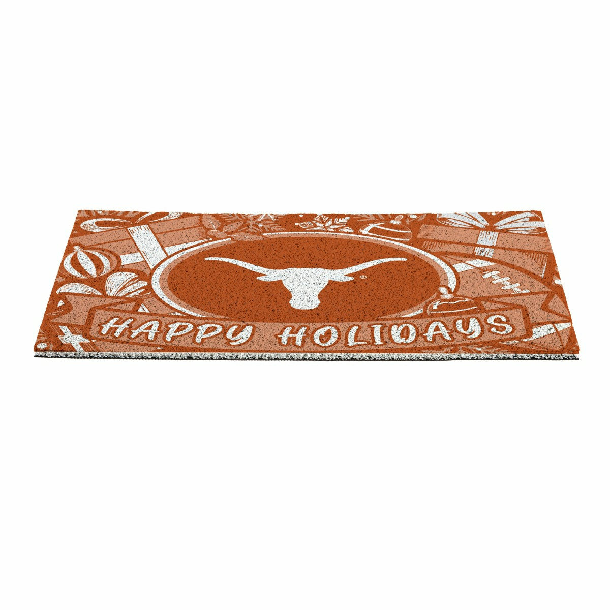 University of Texas Holiday PVC Mat, 28"x16", Collegiate