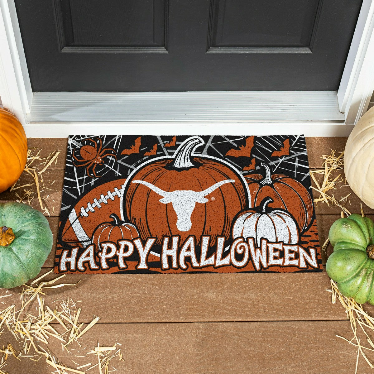 University of Texas Halloween PVC Mat, 28"x16", Collegiate