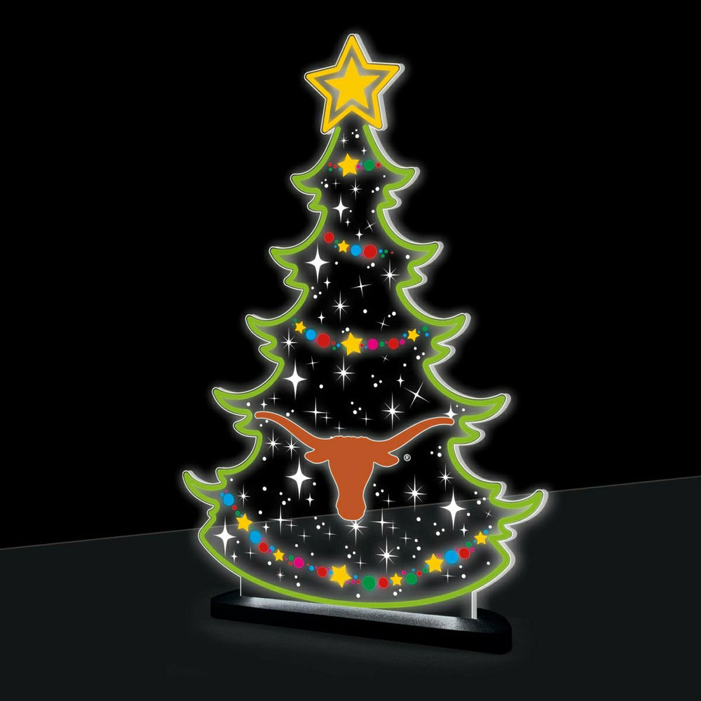 University of Texas College Holiday Tree Desklite LED Decor, Collegiate, Home