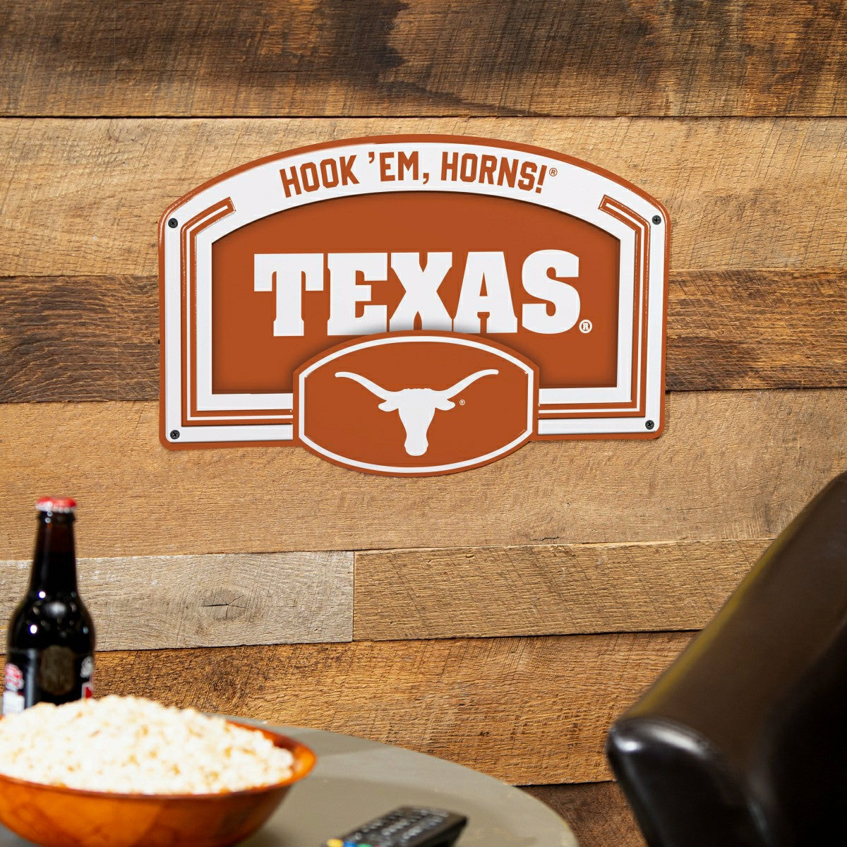 University of Texas USA Embossed Steel Wall Sign, 11" x 17", Collegiate, Home