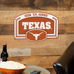 University of Texas USA Embossed Steel Wall Sign, 11" x 17", Collegiate, Home