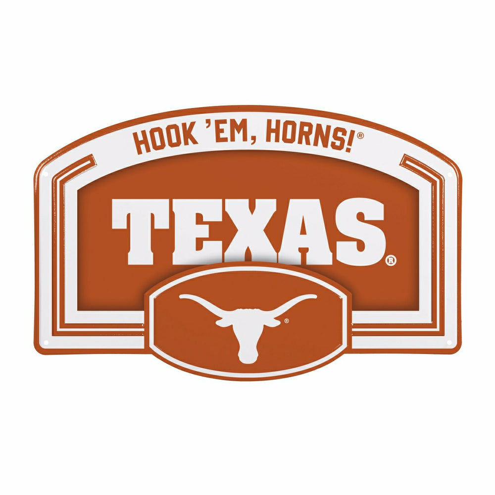 University of Texas USA Embossed Steel Wall Sign, 11" x 17", Collegiate, Home