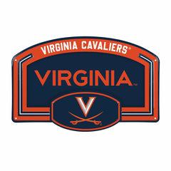 University of Virginia USA Embossed Steel Wall Sign, 11" x 17", Collegiate, Home