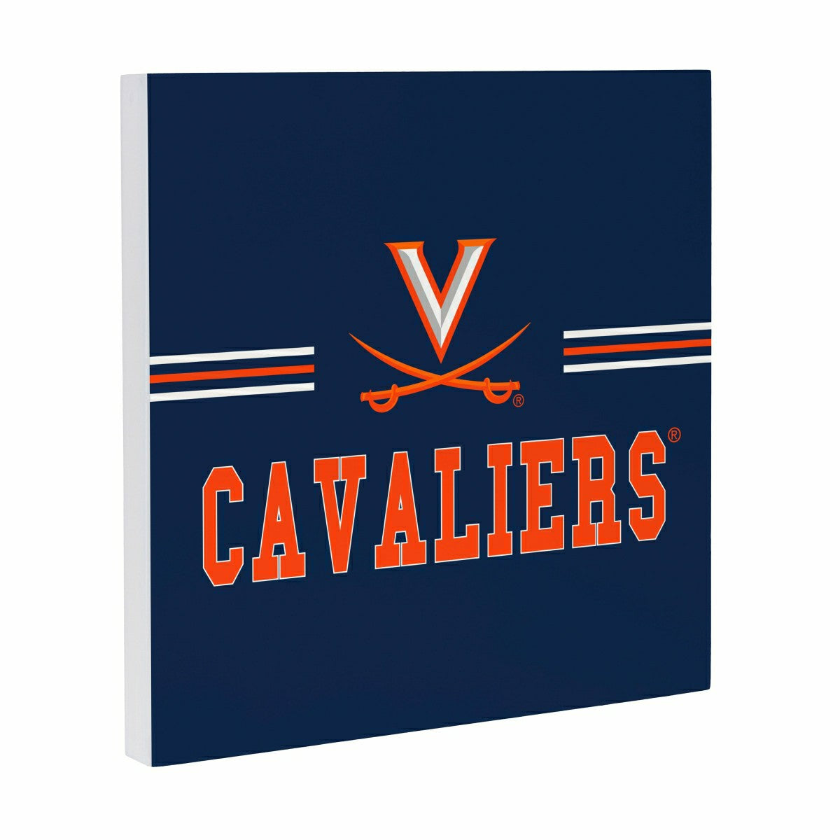 University of Virginia Wood Wall Sign, 12x12, Collegiate, Home
