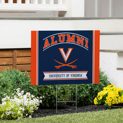 University of Virginia Coroplast Yard Sign Alumni, Collegiate, Home