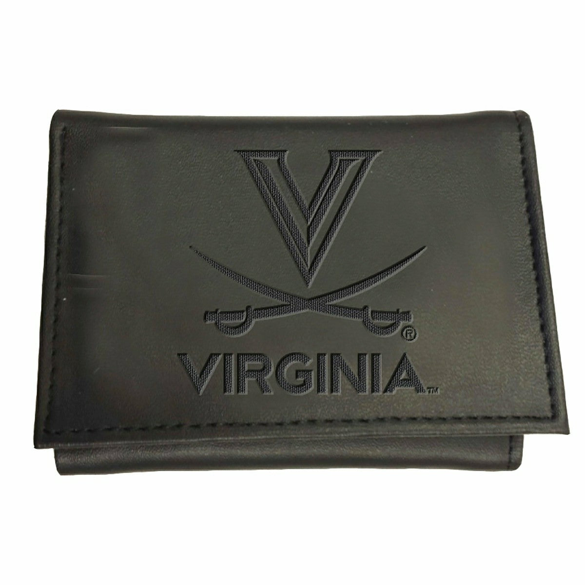 University of Virginia, Tri-Fold Wallet, Black, Collegiate, Home