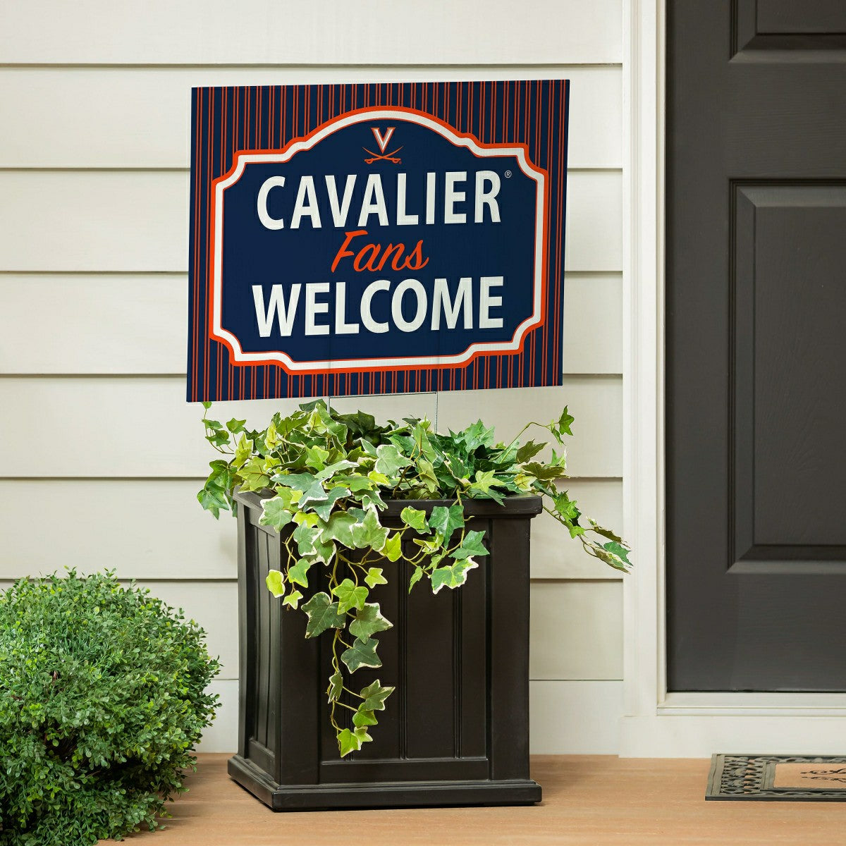 University of Virginia Coroplast Yard Sign, "Fans Welcome", Collegiate, Home