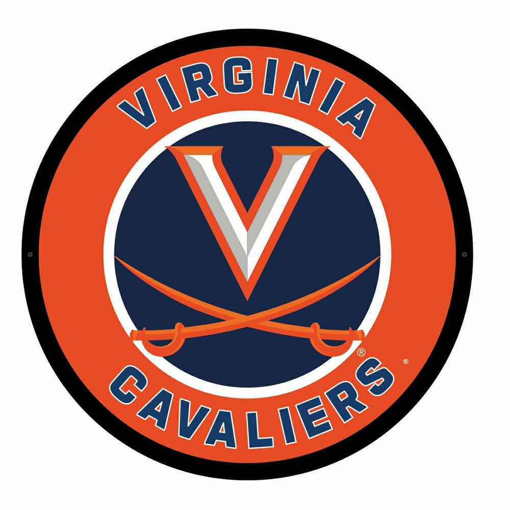 LED Wall Decor, Round, University of Virginia, Collegiate, Home