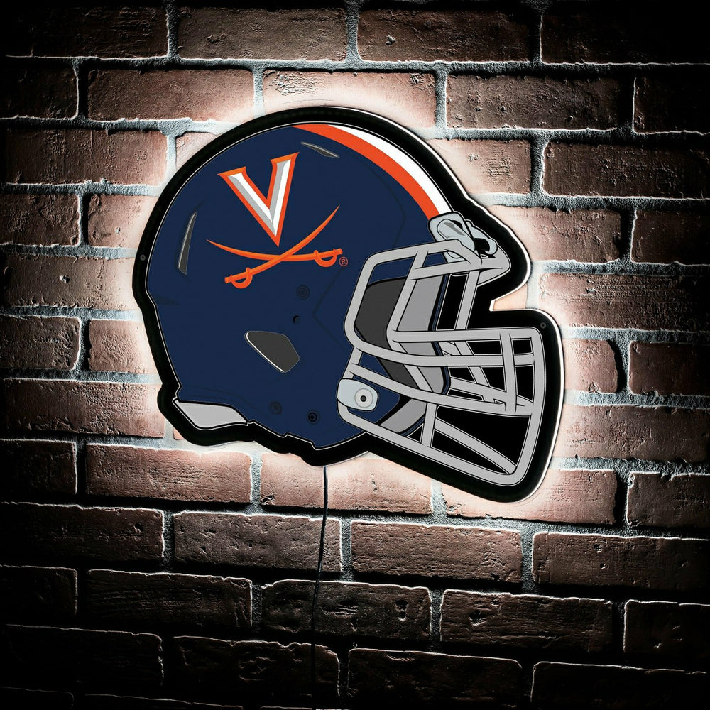 LED Wall Decor, Helmet, University of Virginia, Collegiate, Home