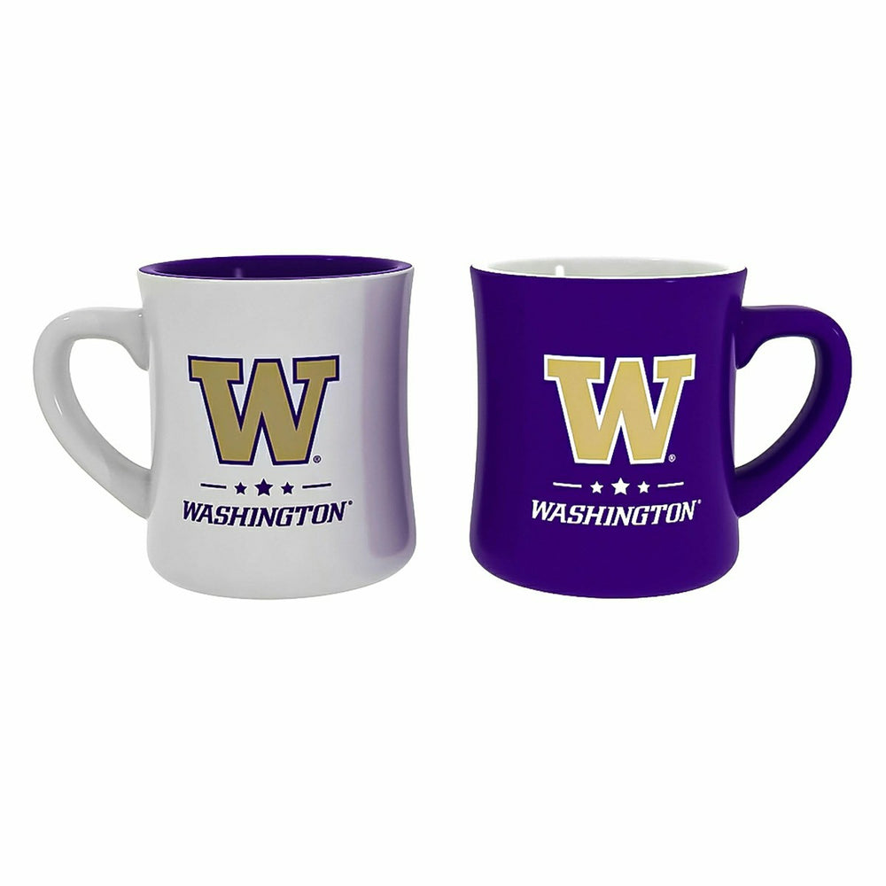 University of Washington 10oz Ceramic Cup Set, 2pc, Collegiate, Home