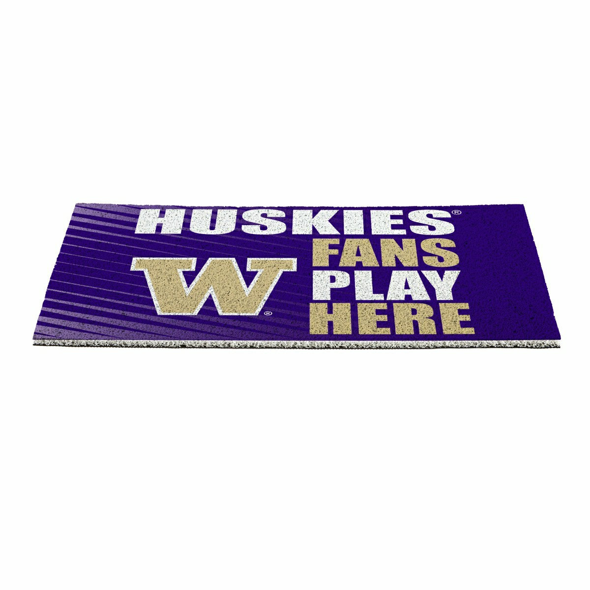 University of Washington Fan Mat, 28"x16", Collegiate