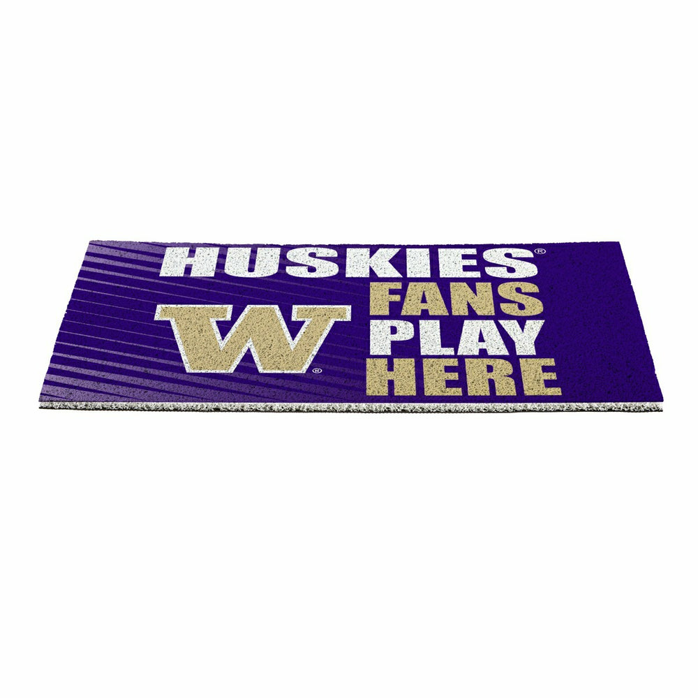 University of Washington Fan Mat, 28"x16", Collegiate
