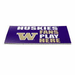 University of Washington Fan Mat, 28"x16", Collegiate
