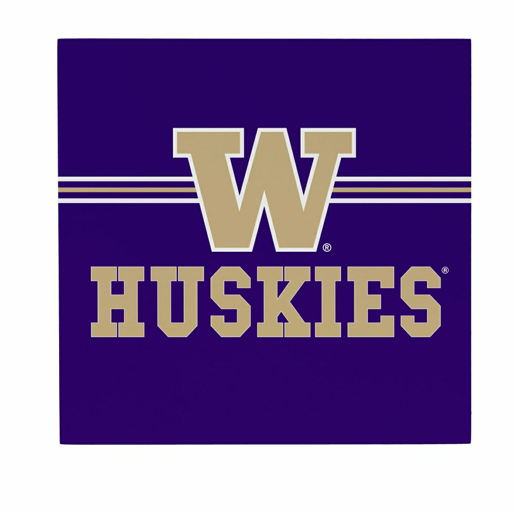 University of Washington Wood Wall Sign, 12x12, Collegiate, Home