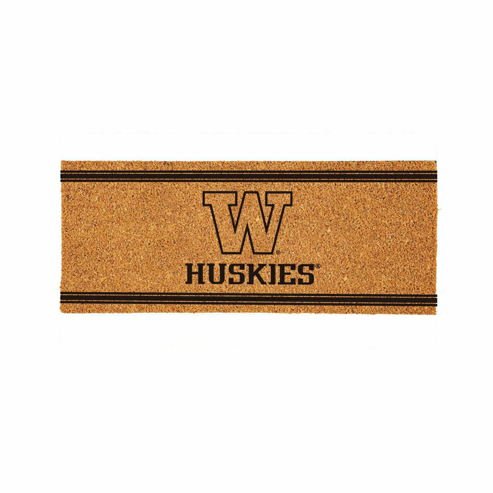 University of Washington Extra Large One Color Coir Mat, 60"x24", Collegiate