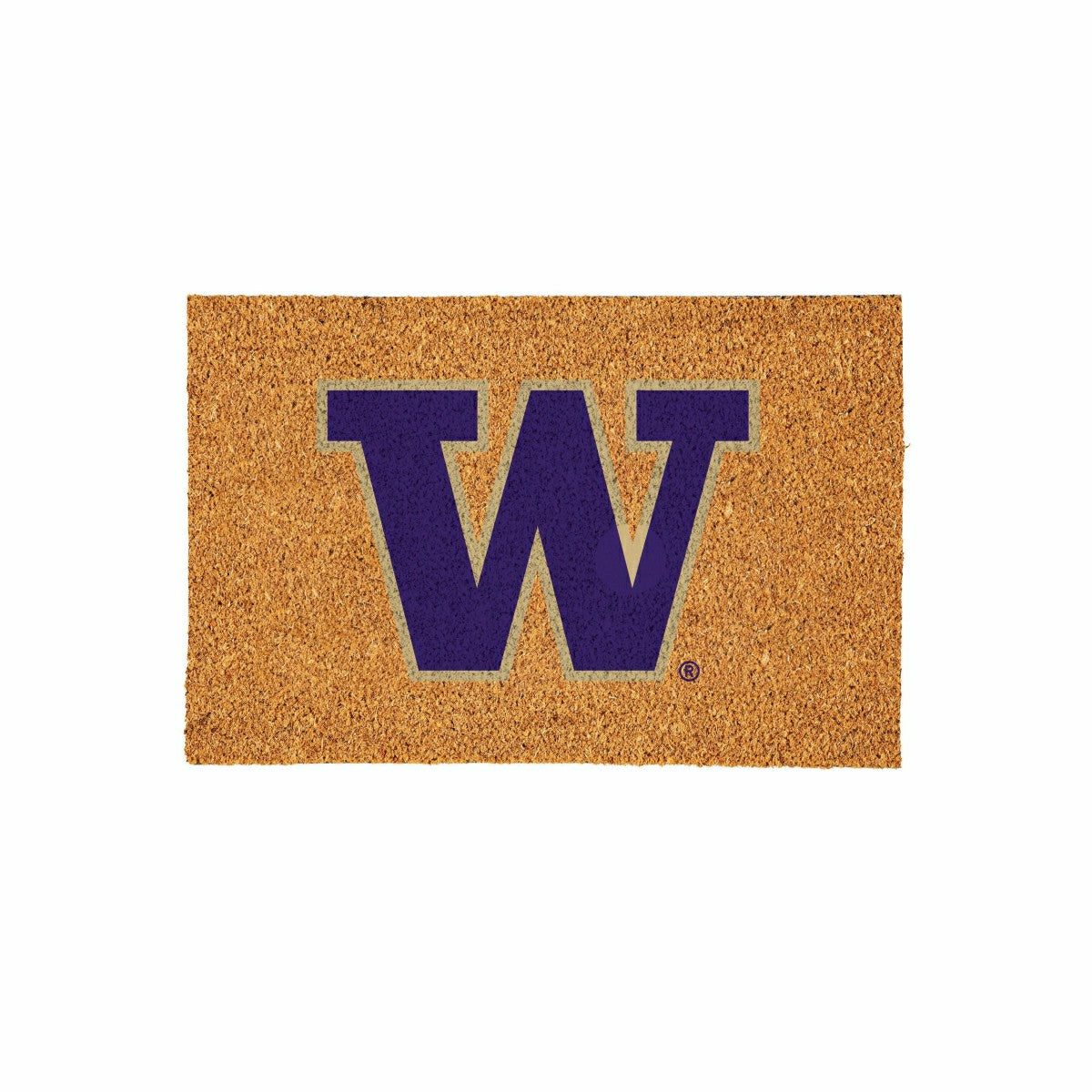 University of Washington Large Full Color Coir Mat, 36"x24", Collegiate