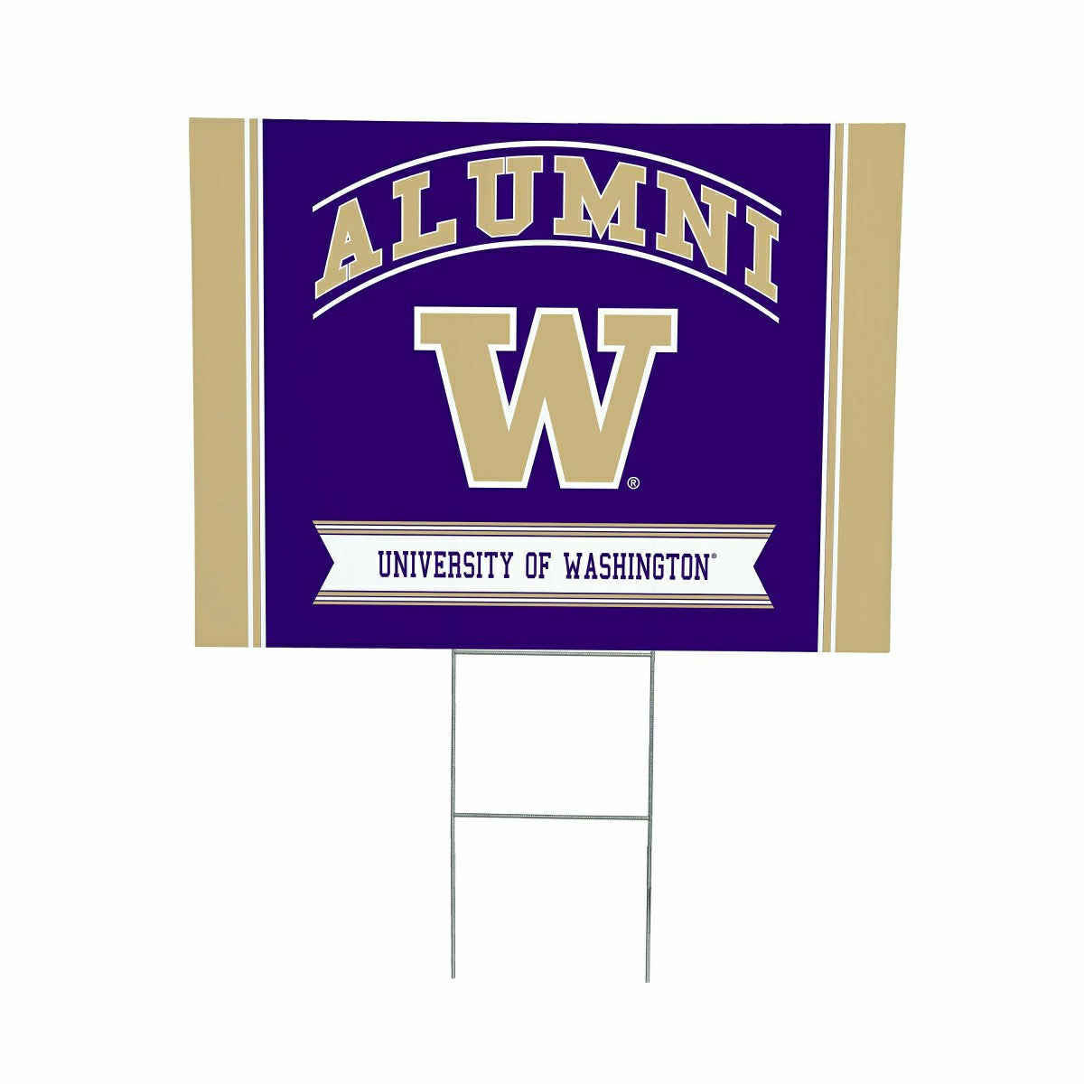University of Washington Coroplast Yard Sign Alumni, Collegiate, Home