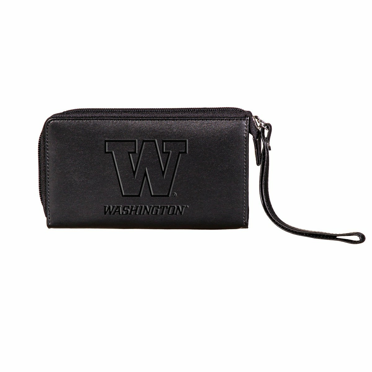 Wristlet Wallet, Black, Universitiy of Washington, Collegiate, Home