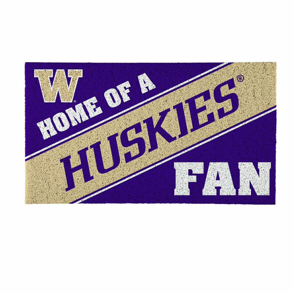 University of Washington, PVC Mat COLOR, Home of a Fan, Collegiate