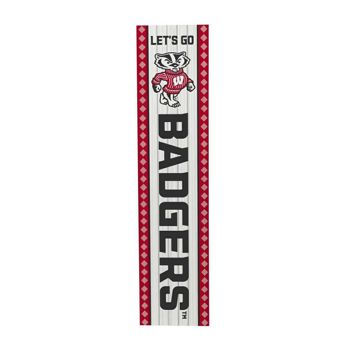 47" Double Sided Leaner, University of Wisconsin-Madison, Christmas, Collegiate, Home