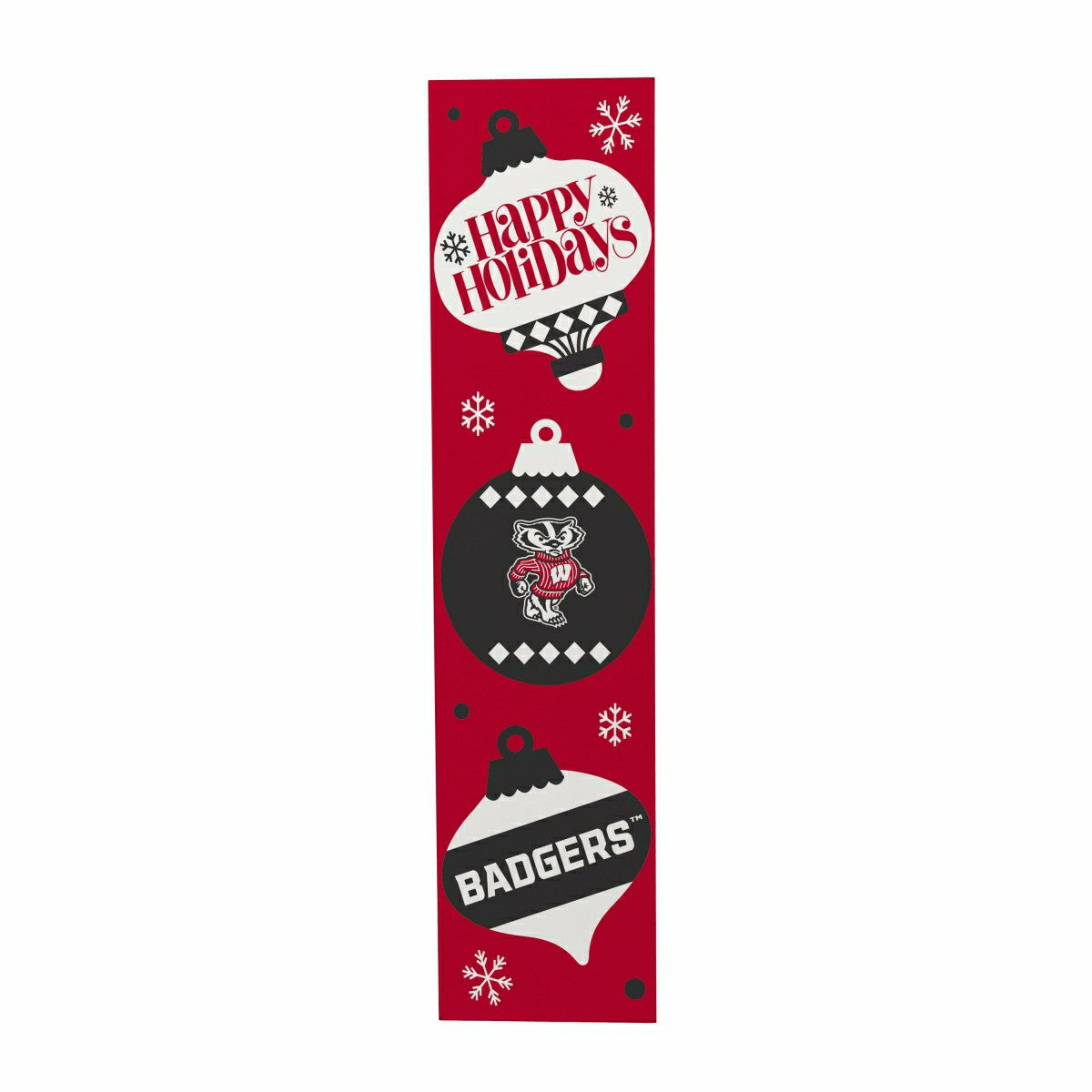 47" Double Sided Leaner, University of Wisconsin-Madison, Christmas, Collegiate, Home