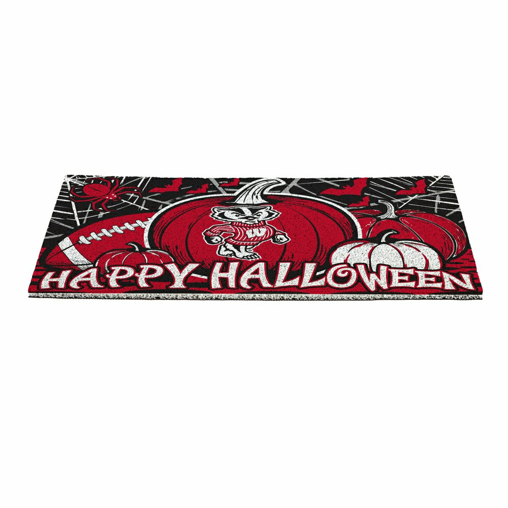 University of Wisconsin-Madison Halloween PVC Mat, 28"x16", Collegiate