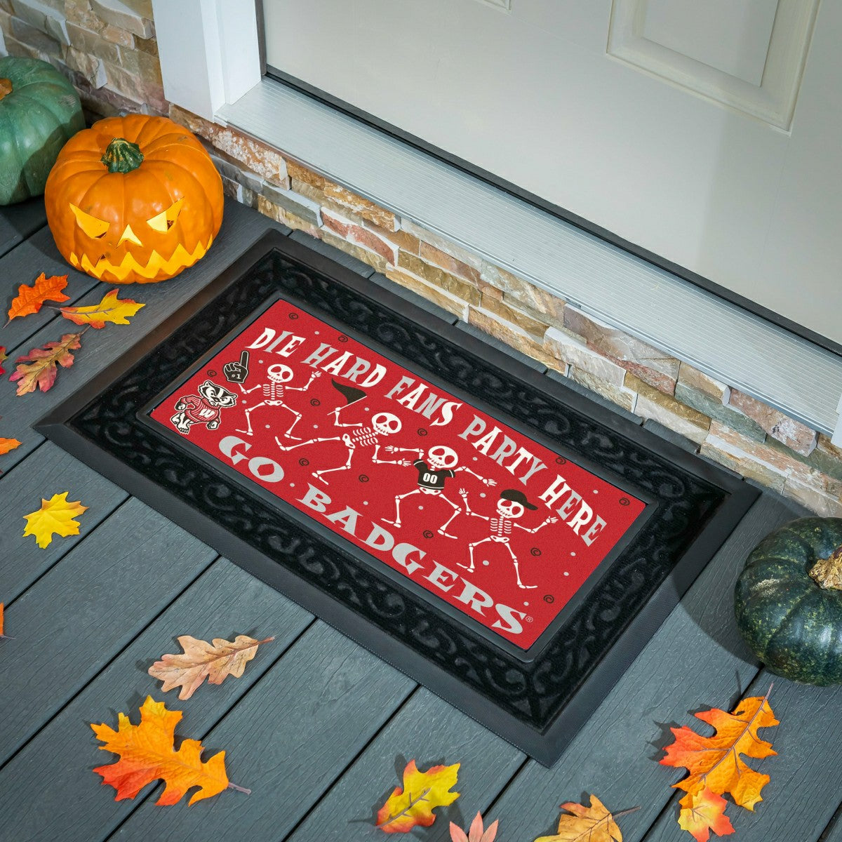 University of Wisconsin-Madison Flocked Coir Halloween Sassafras Switc, Collegiate