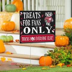 University of Wisconsin-Madison Yard Sign, Halloween Treats for Fans, Collegiate, Home