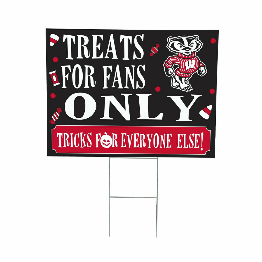 University of Wisconsin-Madison Yard Sign, Halloween Treats for Fans, Collegiate, Home