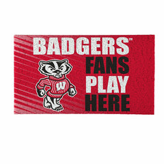University of Wisconsin-Madison Fan Mat, 28"x16", Collegiate