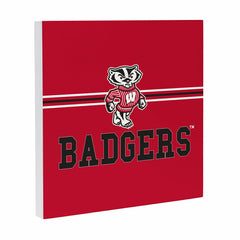 University of Wisconsin-Madison Wood Wall Sign, 12x12, Collegiate, Home