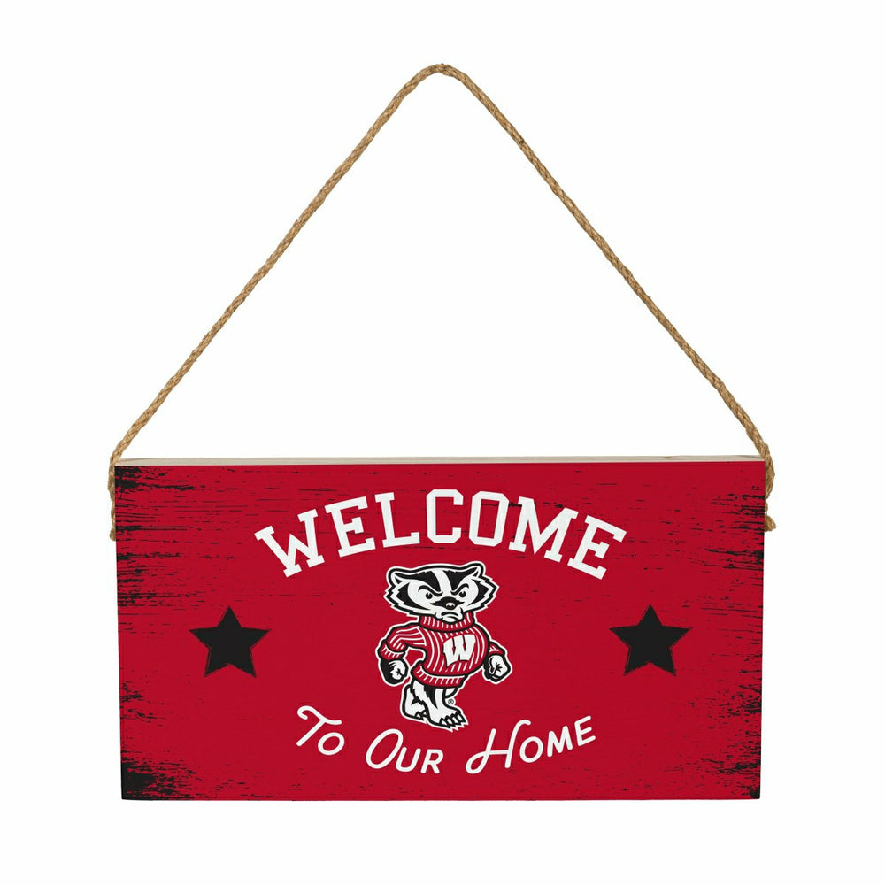 University of Wisconsin-Madison Wood Wall Sign, 6x11, Collegiate, Home