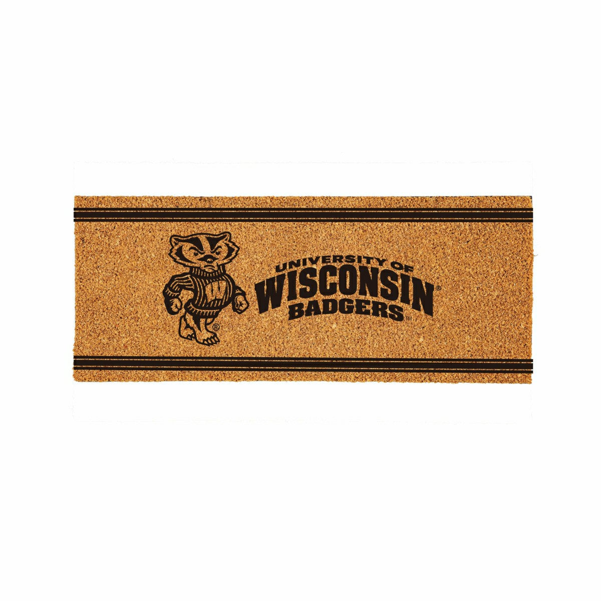 University of Wisconsin-Madison Extra Large One Color Coir Mat, 60"x24, Collegiate
