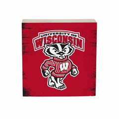 University of Wisconsin-Madison Plock, Down Home Fans, 6x6, Collegiate, Home