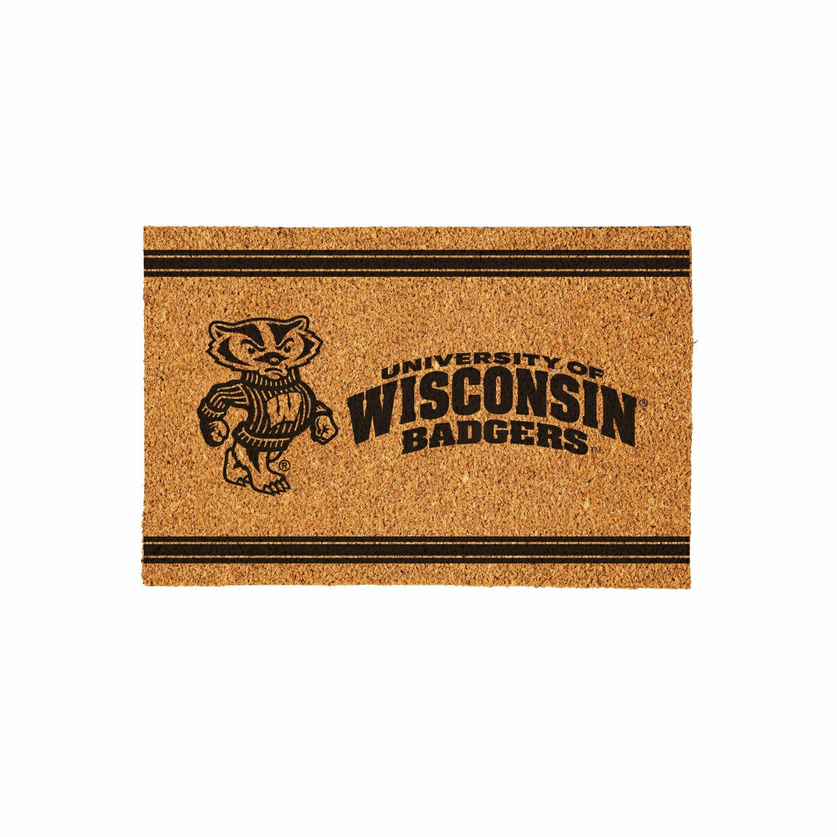 University of Wisconsin-Madison Large One Color Coir Mat, 36"x24", Collegiate