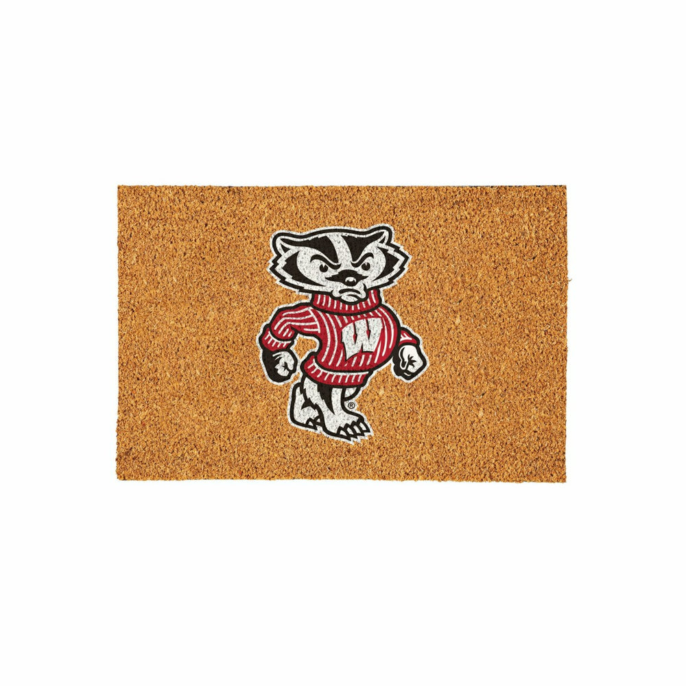 University of Wisconsin-Madison Large Full Color Coir Mat, 36"x24", Collegiate
