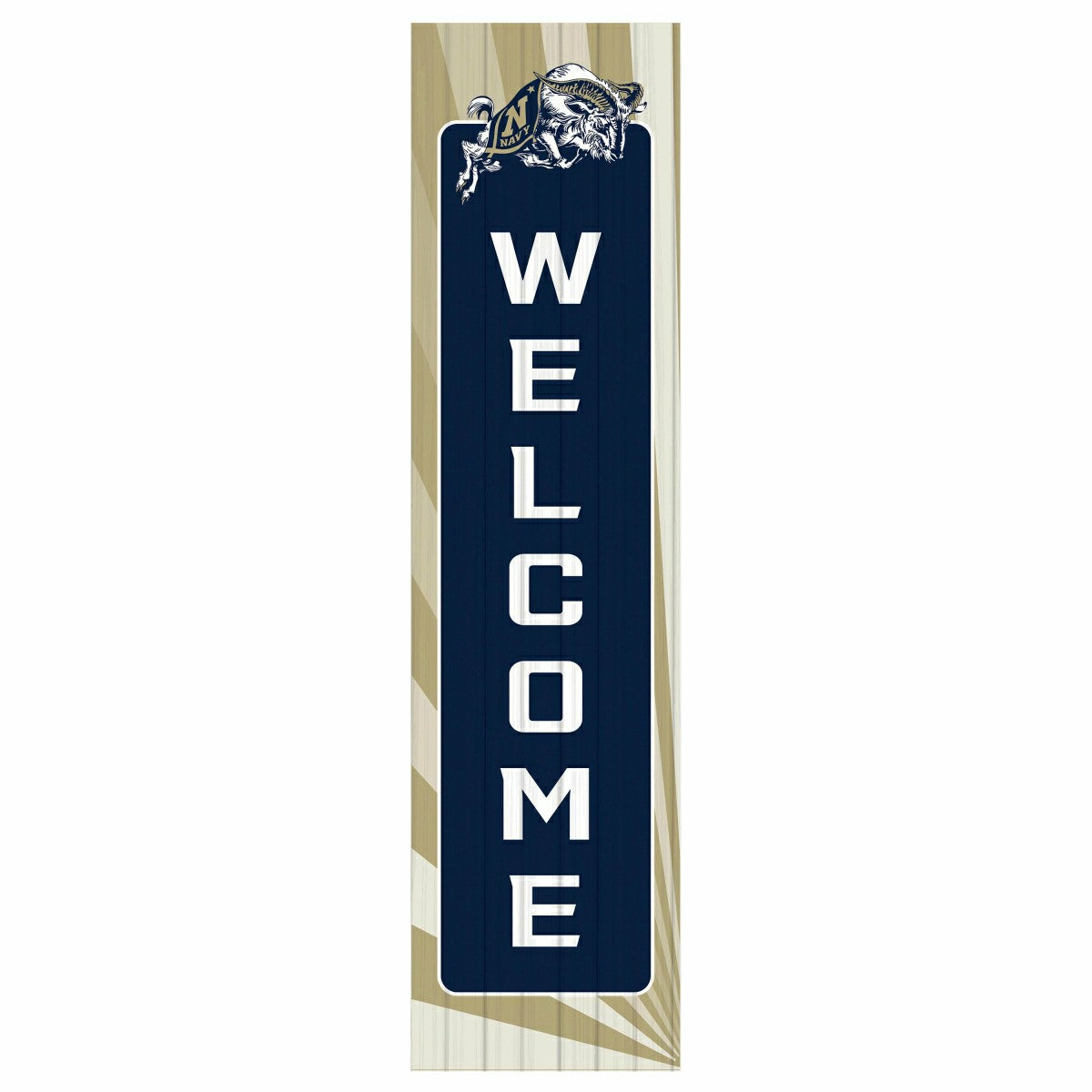 US Naval Academy Alumni Single Sided Large Leaner, 46", Collegiate, Home