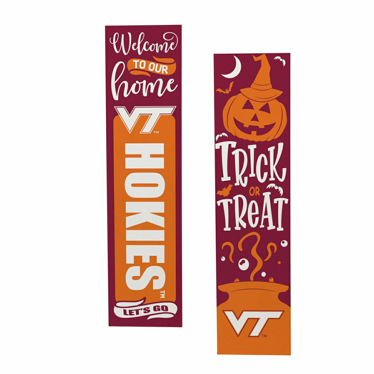 47" Double Sided Leaner, Virginia Tech, Halloween, Collegiate, Home