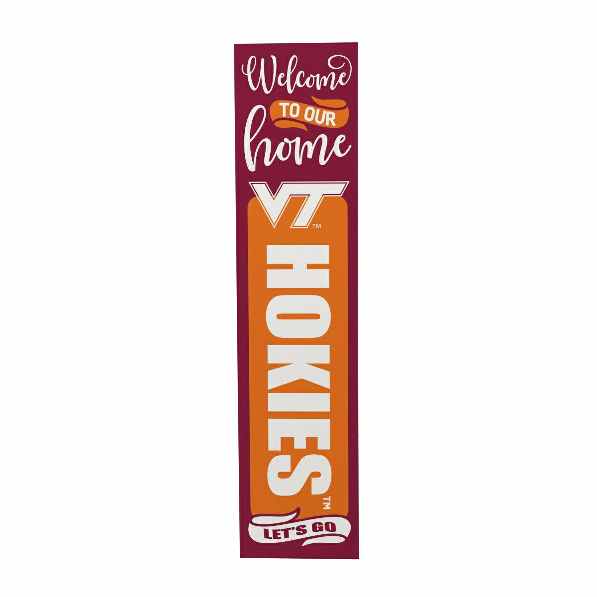 47" Double Sided Leaner, Virginia Tech, Halloween, Collegiate, Home