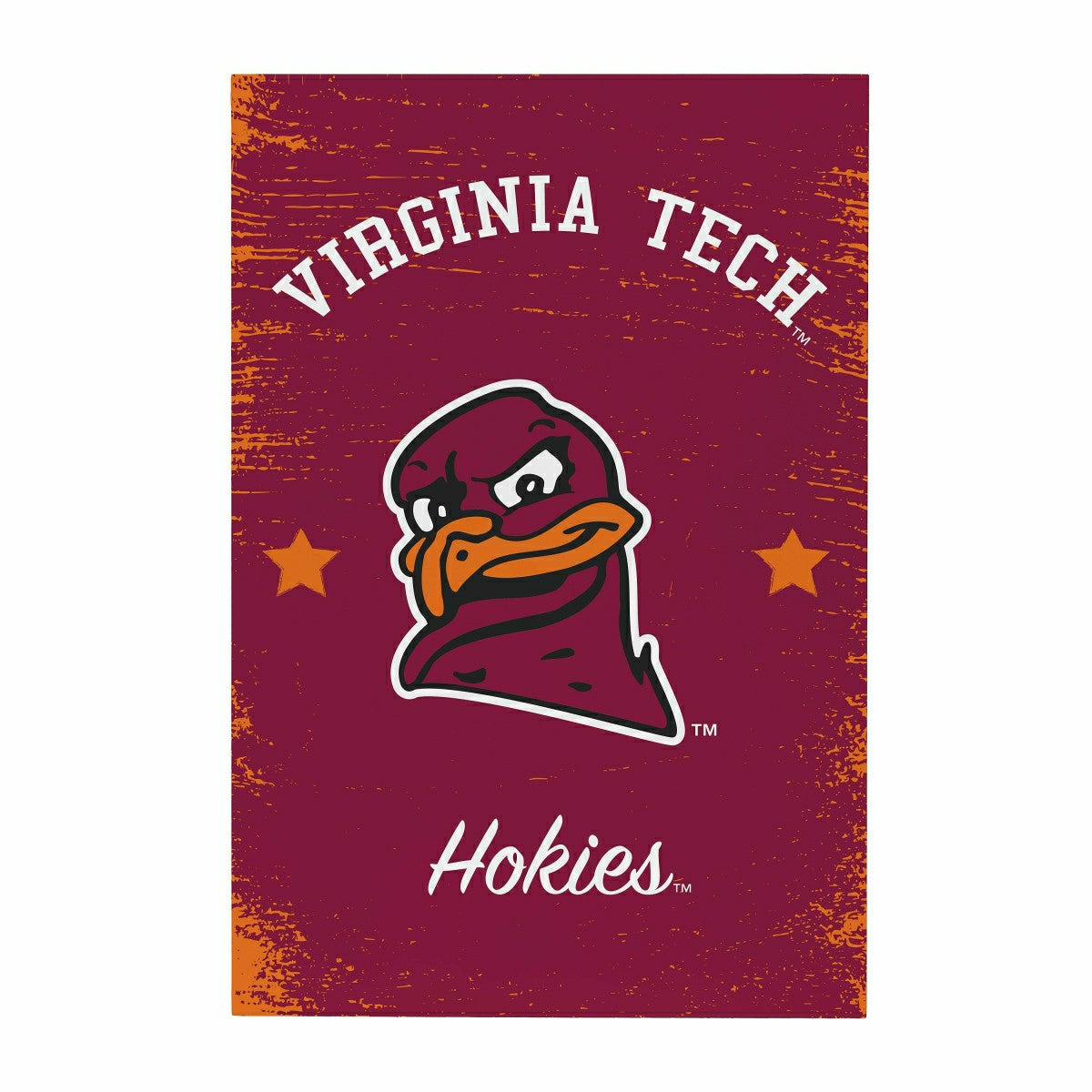 Virginia Tech Wood Wall Sign, 16x24, Collegiate, Home