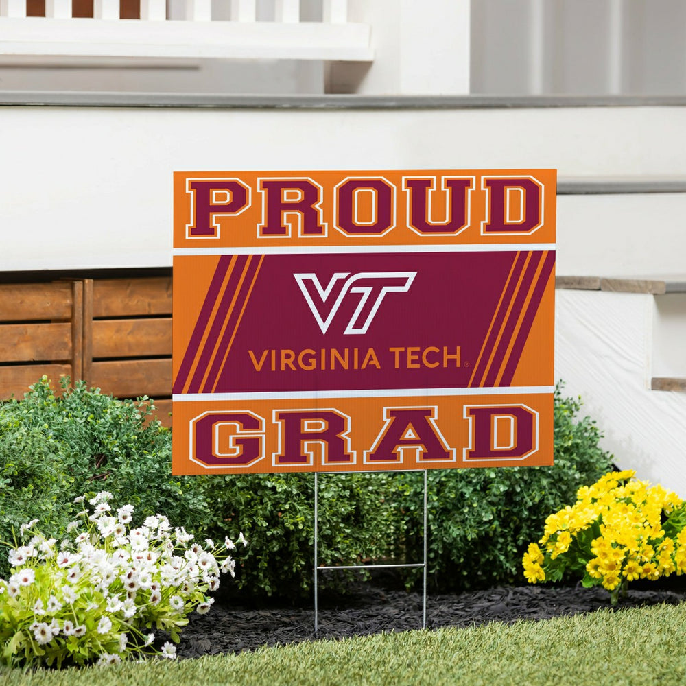 Virginia Tech Coroplast Yard Sign Graduate, Collegiate, Home