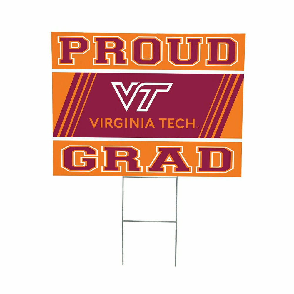 Virginia Tech Coroplast Yard Sign Graduate, Collegiate, Home