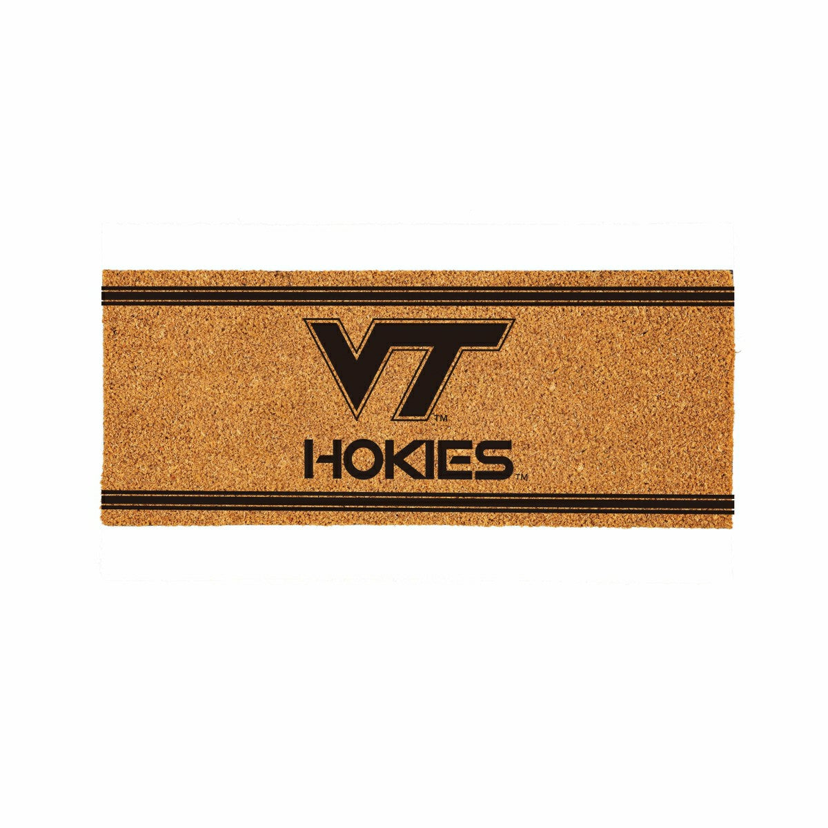 Virginia Tech Extra Large One Color Coir Mat, 60"x24", Collegiate