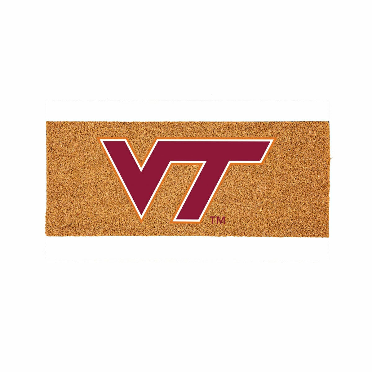 Virginia Tech Extra Large Full Color Coir Mat, 60"x24", Collegiate
