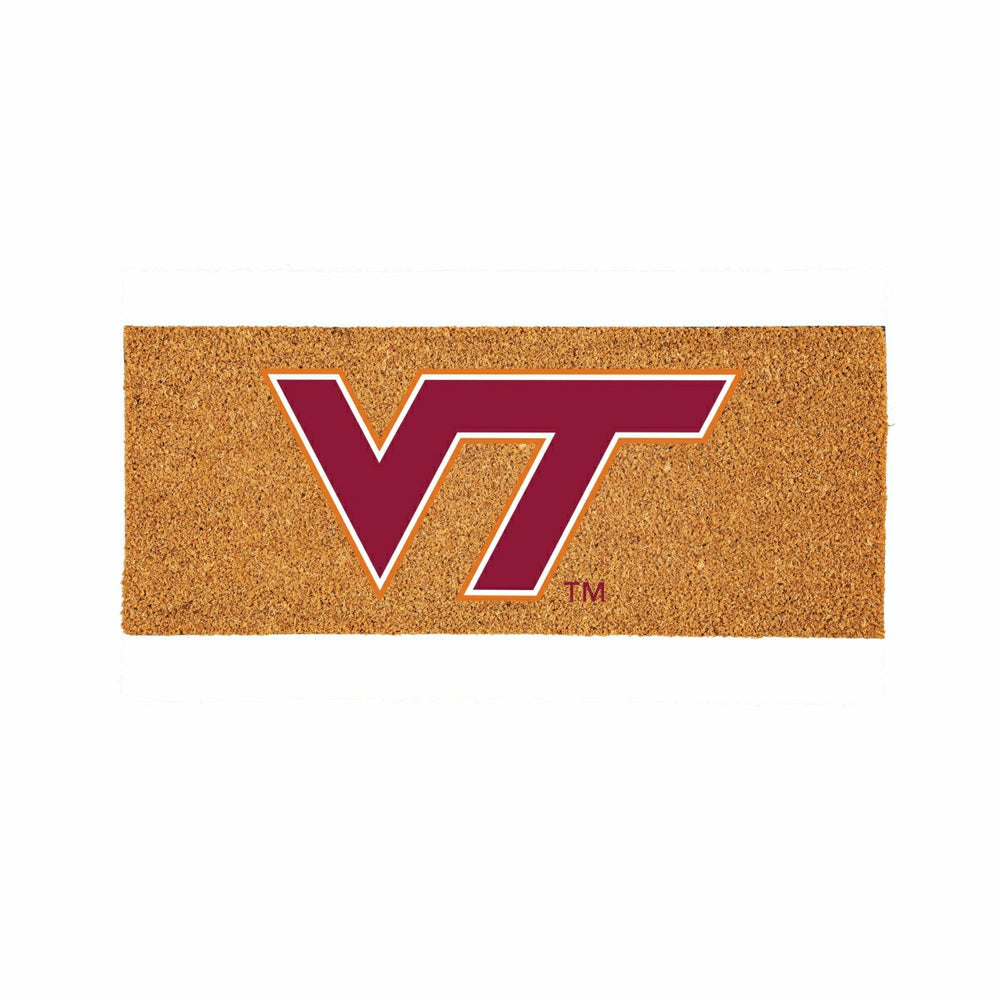 Virginia Tech Extra Large Full Color Coir Mat, 60"x24", Collegiate